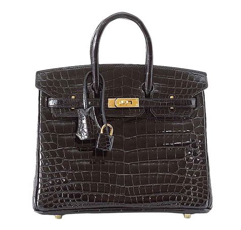 hermes birkin so black crocodile|hermes himalayan birkin 25 price.